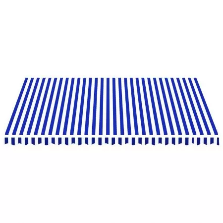 Panza de rezerva copertina, albastru si alb, 450 x 350 cm