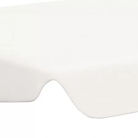 Copertina de rezerva leagan gradina, alb, 248 x 186 cm