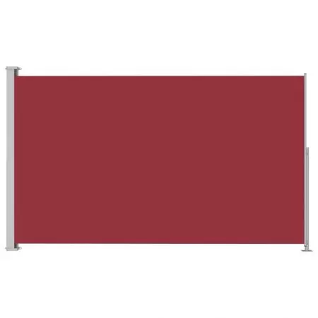Copertina laterala retractabila de terasa, rosu, 180 x 300 cm