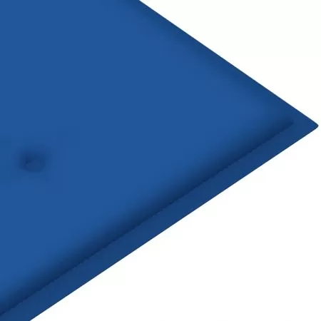 Perna pentru banca gradina, albastru regal, 120 x 50 x 3 cm