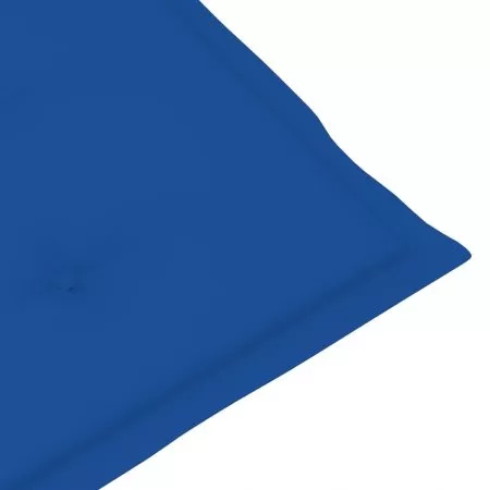 Set 2 bucati perne pentru scaun de gradina, albastru regal, 120 x 50 x 3 cm