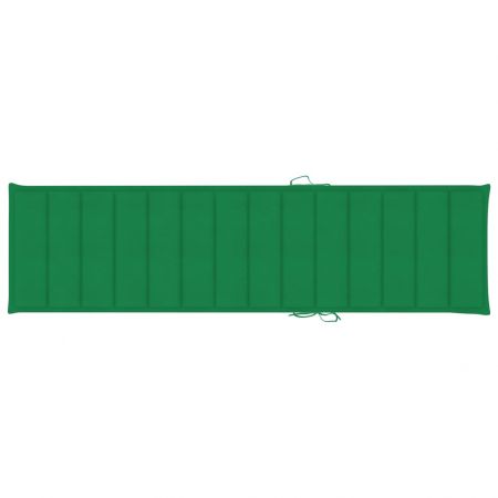 Perna de sezlong, verde, 200 x 50 x 3 cm
