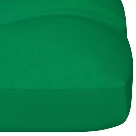 Perna canapea din paleti, verde, 120 x 40 x 10 cm