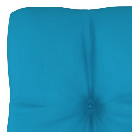 Perna pentru canapea din paleti, albastru, 50 x 40 x 10 cm