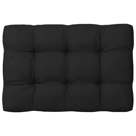Set 7 bucati perne pentru canapea din paleti, negru
