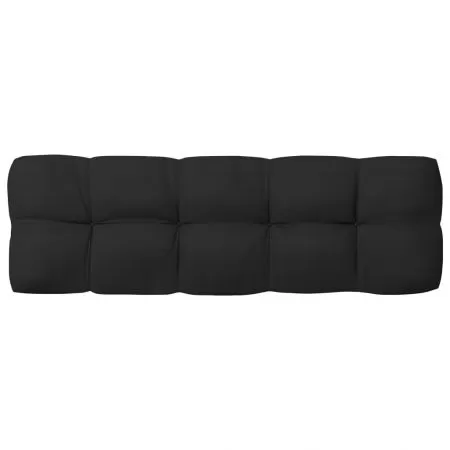 Set 7 bucati perne pentru canapea din paleti, negru