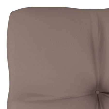 Perna canapea din paleti, gri taupe, 58 x 10 cm