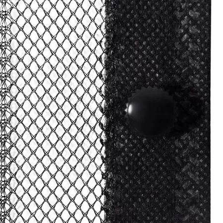 Set 2 bucati perdea de usa anti-insecte cu magnet, negru, 210 x 90 cm