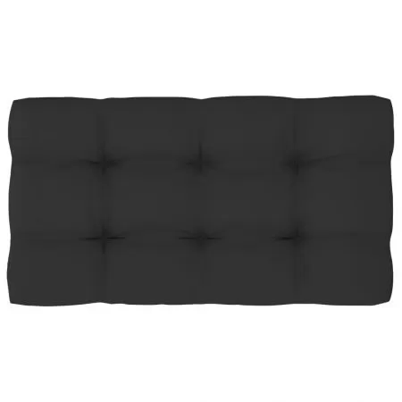 Set 3 bucati perne pentru canapea din paleti, negru