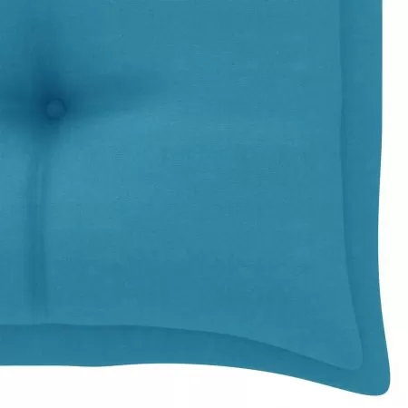 Perna banca de gradina, albastru deschis, 100 x 50 x 7 cm