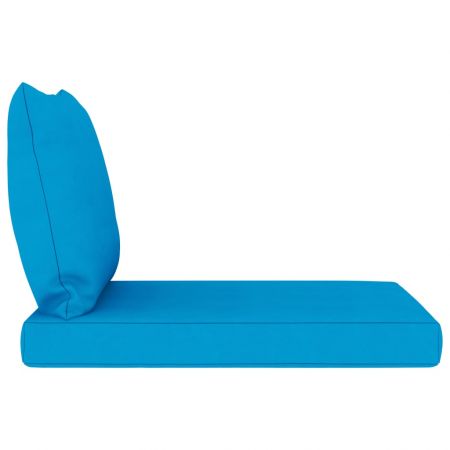 Set 2 bucati perne canapea din paleti, albastru deschis