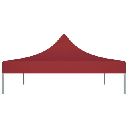 Acoperiș pentru cort de petrecere, vișiniu, 4,5 x 3 m, 270 g/m²