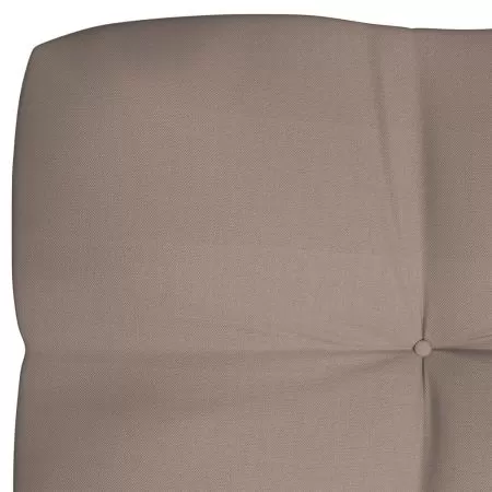 Perna pentru canapea de gradina, gri taupe, 120 x 40 x 10 cm