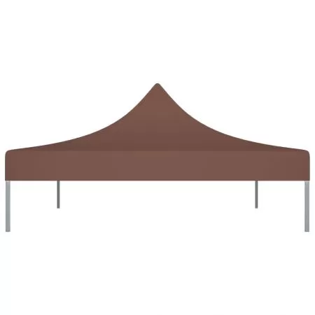 Acoperis pentru cort de petrecere, maro, 4.05 x 2.75 cm