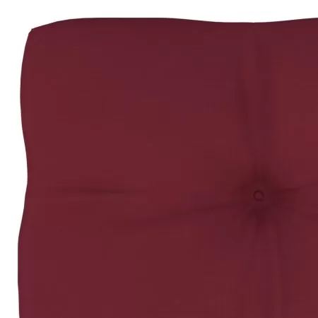 Perna canapea din paleti, bordo, 80 x 40 x 10 cm