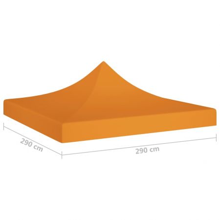 Acoperis pentru cort de petrecere, portocaliu, 2.9 x 2.9 m