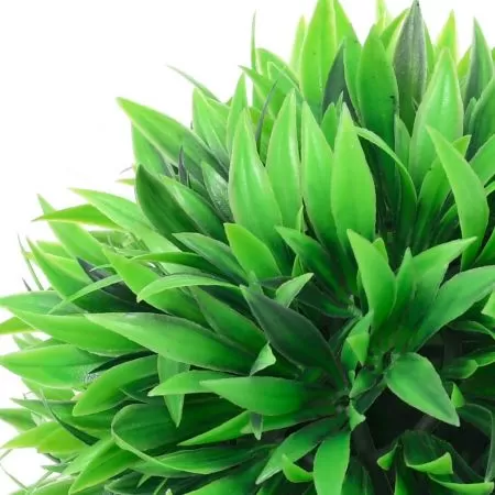 Set 2 bucati bile arbusti cimisir artificial, verde, 30 cm