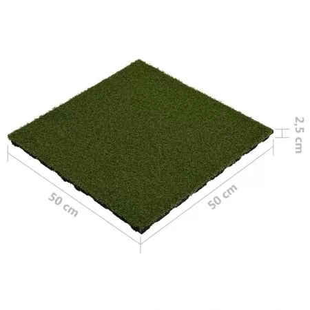 Set 4 bucati placi de iarba artificiala, verde