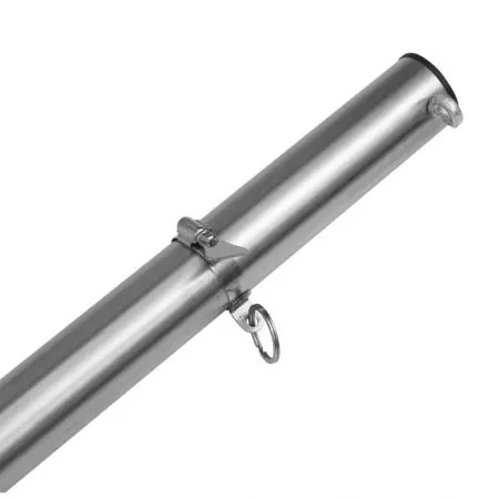 Stâlp pentru parasolar, 400 cm, oțel inoxidabil