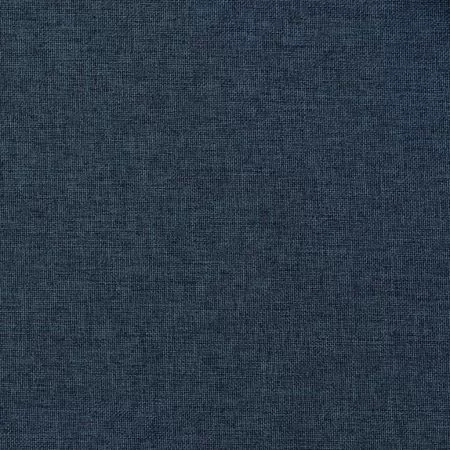 Perdele opace aspect panza carlige, albastru, 140 x 225 cm