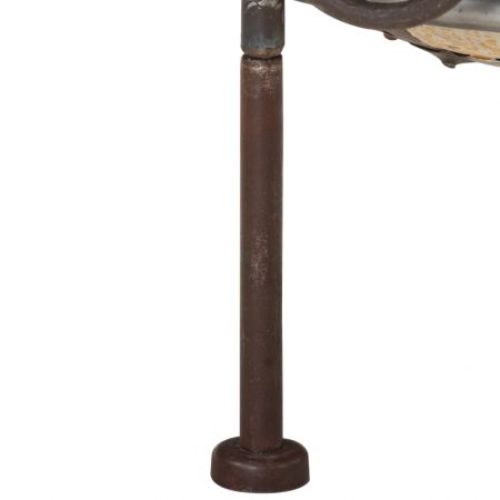 Vatră de foc rustică, colorată, Ø 40 cm, fier