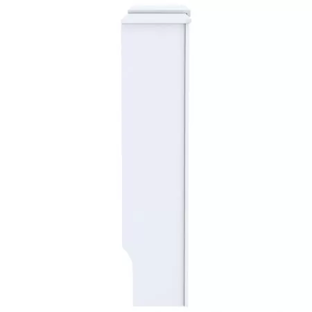 Masca pentru calorifer, alb, 205 x 20.5 x 81.5 cm, sipci verticale