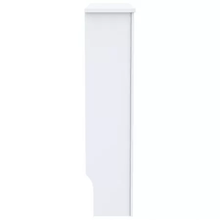 Masca pentru calorifer, alb, 78 x 19 x 81.5 cm, sipci verticale