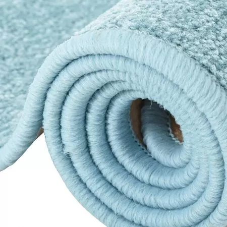 Set 3 bucati covoare de pat latoase, turcoaz