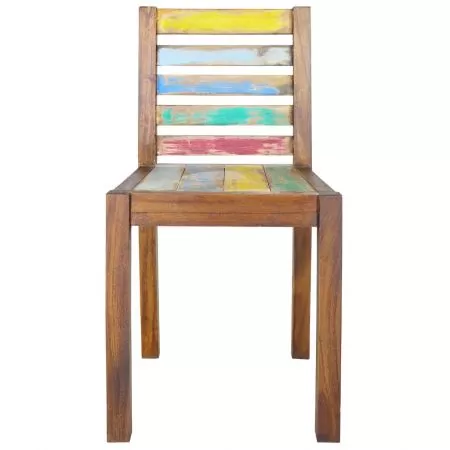 Set 4 bucati scaune de bucatarie, multicolor