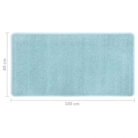 Set 3 bucati covoare de pat latoase, turcoaz