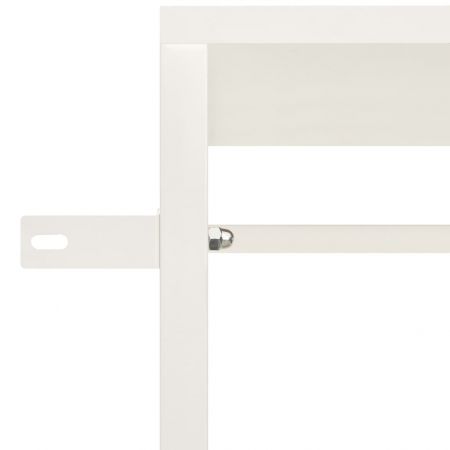 Șifonier, alb, 90x40x213 cm, metal și PAL