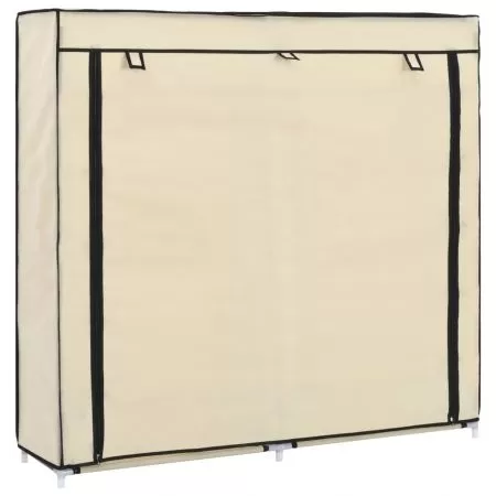 Pantofar cu husă, crem, 115x28x110 cm, material textil