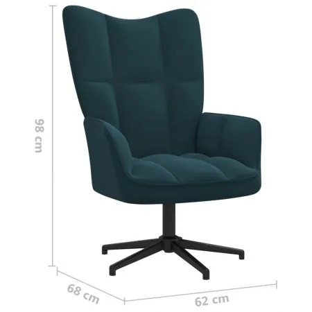 Scaun de relaxare, albastru