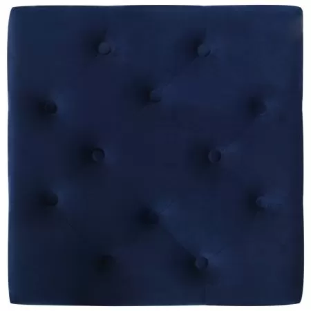 Taburet, bleumarin, 60x60x36 cm, catifea