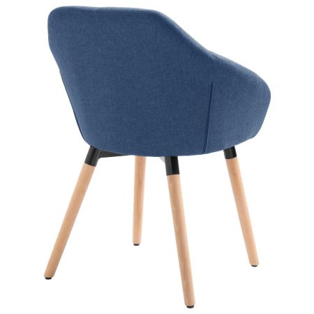 Set 4 bucati scaune de bucatarie, albastru, 62 x 54 x 83.5 cm