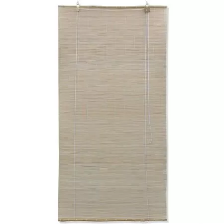 Set 4 bucati jaluzele din bambus natural tip rulou, bej, 120 x 160 cm (4 pcs)
