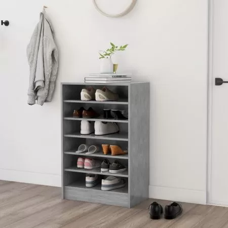  Pantofar, gri beton, 60x35x92 cm, PAL    