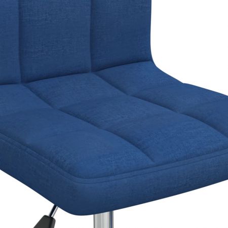 Set 2 bucati scaune de masa pivotante, albastru