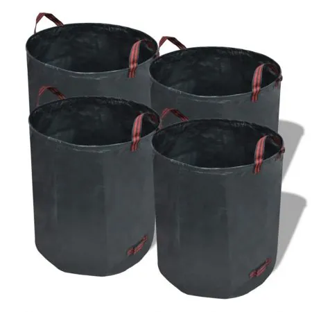 Coșuri de gunoi 272 L 150 g/mp, 4 buc., Verde închis