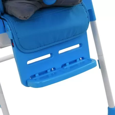 Scaun de masa inalt pentru copii, albastru