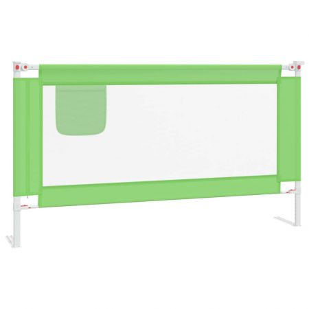 Balustrada de protectie pat copii, verde, 150 x 25 cm