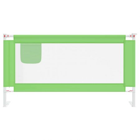 Balustrada de protectie pat copii, verde, 160 x 25 cm