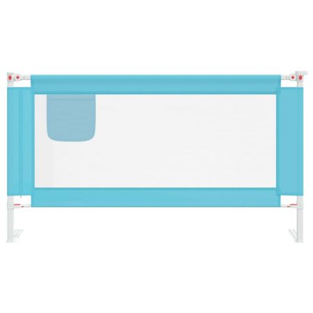 Balustrada de protectie pat copii, albastru, 150 x 25 cm