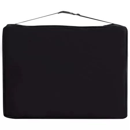 Masa pliabila de masaj, negru si bej, 191 x 70 x 81 cm