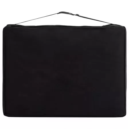 Masa pliabila de masaj, negru, 191 x 70 x 81 cm