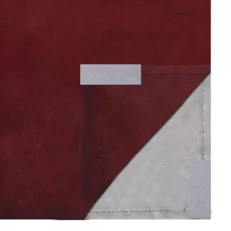 Set 2 bucati draperii opace, bordo, 245 cm