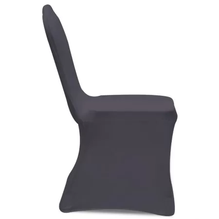 Set 6 bucati husa de scaun elastica, antracit