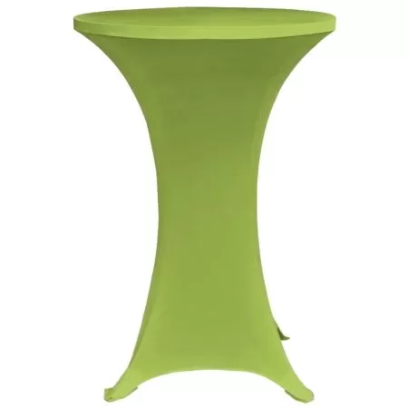 Set 2 bucati husa elastica pentru masa, verde, 80 cm