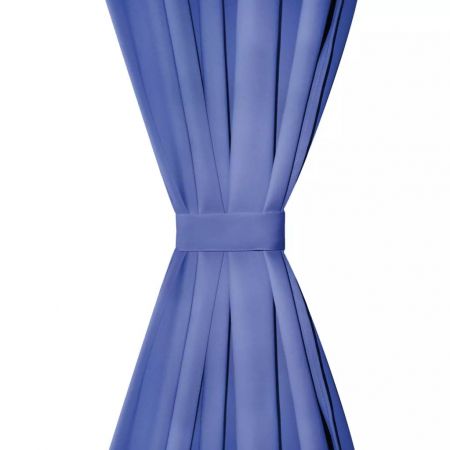 Draperie opaca, albastru, 270 x 245 cm