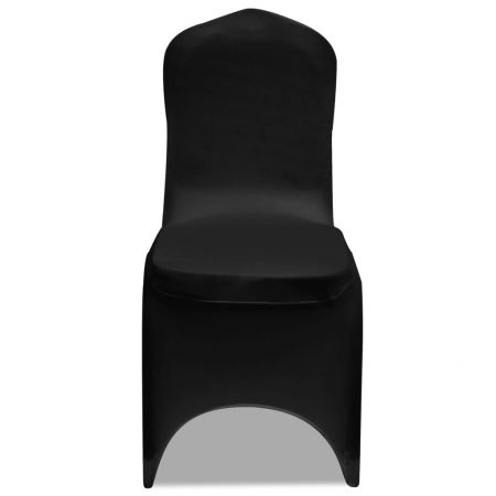Set 4 bucati husa de scaun elastica, negru